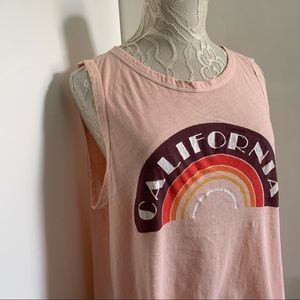 NWT Lucky Brand Oversized California Tee sz M